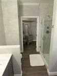 Fully upgraded bathroom with large walk in shower